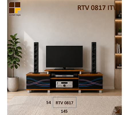 Panen Raya Meja TV Romaro RTV 0817 Italian Walnut 145x40x54